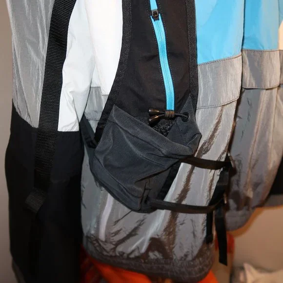 2019 NIKE LAB NRG ISPA NYLON REFLECTIVE JACKET GREY WHITE BLACK POWDER BLUE XXL